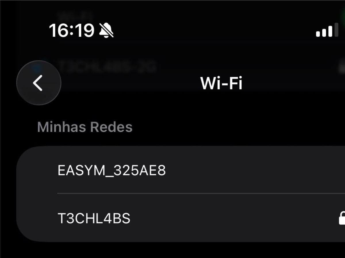 Primeira configuracao Wi-Fi do SmartBMS